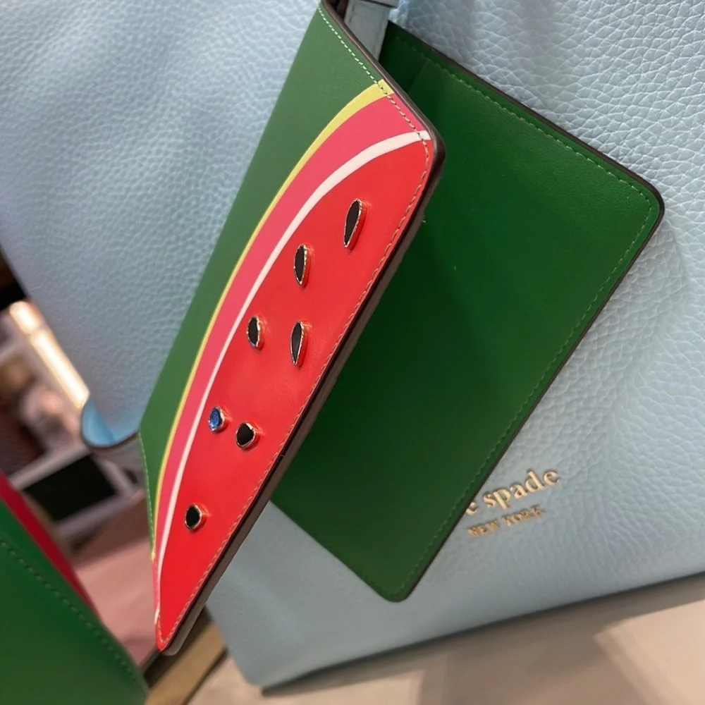 Kate Spade Watermelon Passport Holder NWT